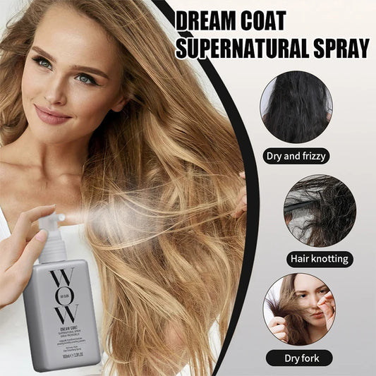 Super Soft Leave-In Conditioner Spray Hair Scalp Treatment Smoothing Straightening Shiny Repair Damaged Hair Care Hair Oil Spray