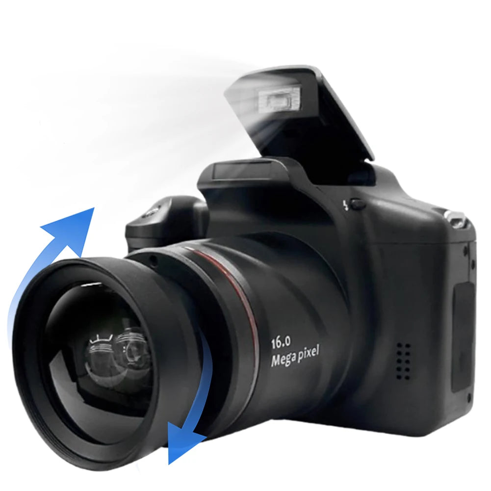 16MP Digital Camera with 2.4 Inch LCD Screen Video Recorder 16X Digital Zoom for Photography and Video