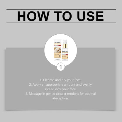 Peel Shot Glow Rice Serum Soft Exfoliating Face Dead Skin