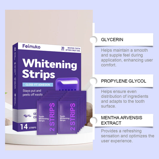 Purple Teeth Whitening Strips Oral