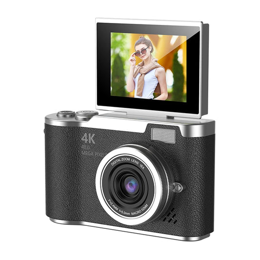 Digital Camera，2.4-inch HD rotating screen，4K video recording，800mAh battery capacity，48 megapixels，Beauty function，Autofocus