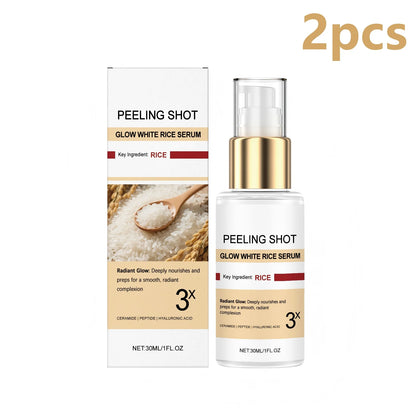Peel Shot Glow Rice Serum Soft Exfoliating Face Dead Skin