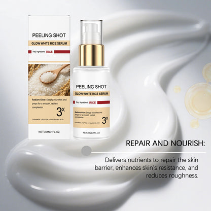 Peel Shot Glow Rice Serum Soft Exfoliating Face Dead Skin